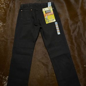 NWT mens wrangler cowboy cut jeans in brown